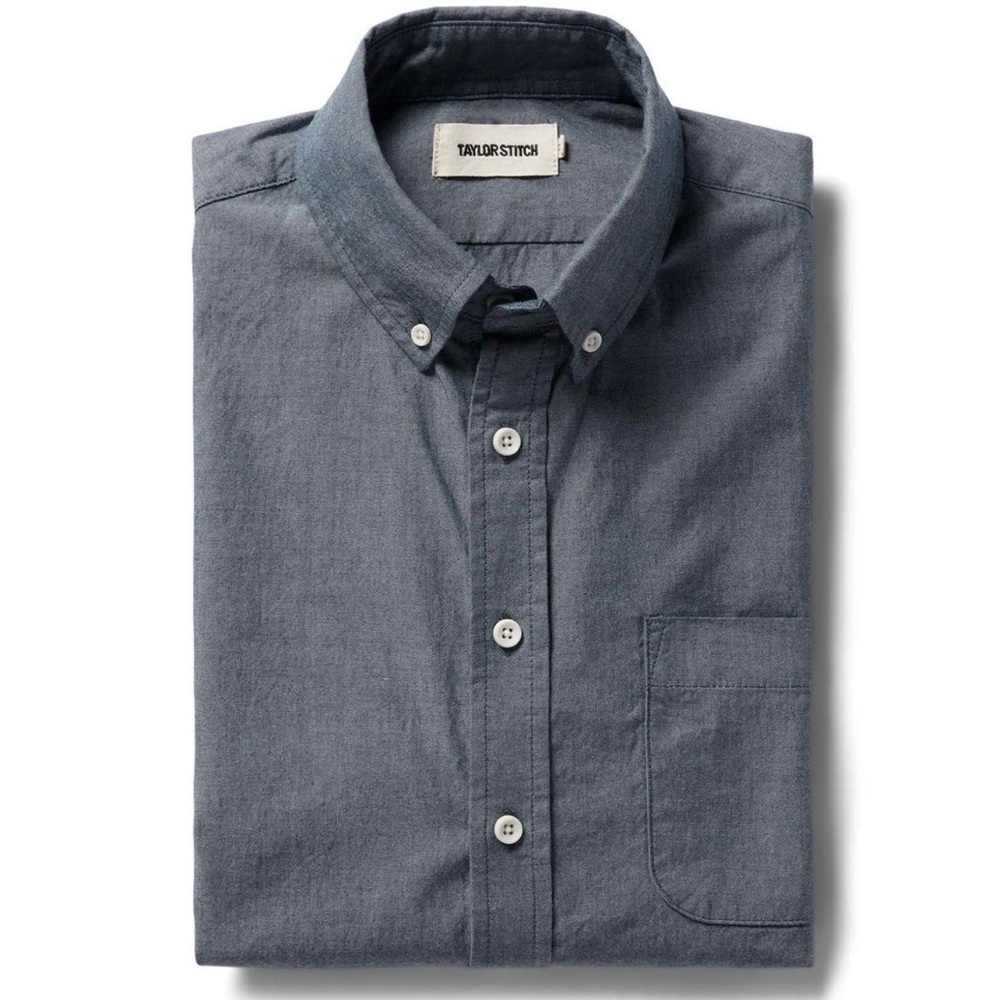 NWOT - Taylor Stitch Blue Chambray "The Jack" Oxford Shirt